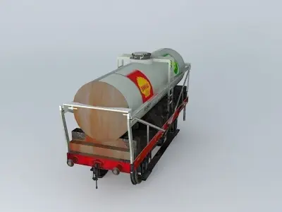 SHELL Tanker No. 5082 Free 3D model