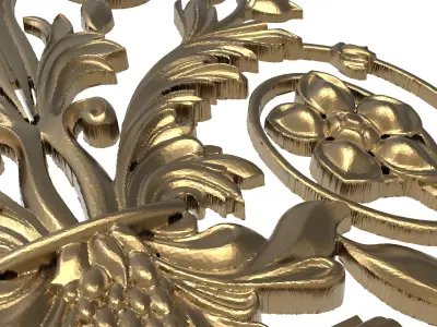  decorative pattern ready for 3D printing 3D model