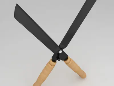 Gardening pruning shears 3d model 3D model