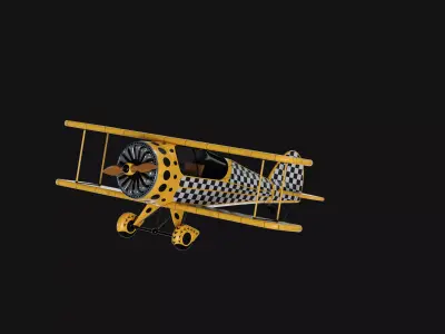 Light Aircraft 3D model get
