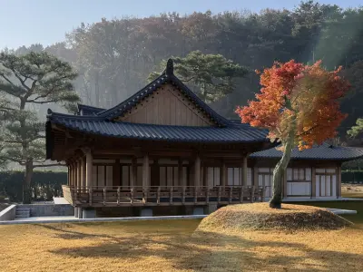 Korea house Hanok 3D model