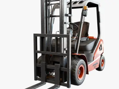 Loader Low-poly 3D model