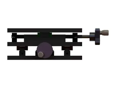 Custom Manual  XY Table 3D model