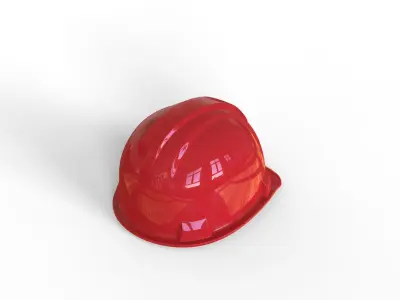 Worker hat 3d model 3D model