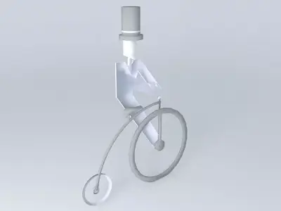 Bicycle man Free 3D model