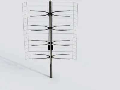 Antenna 05 Low-poly 3D model