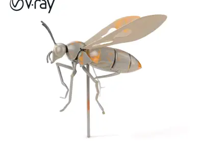 Realistic Insect Model Pack for D Animation and Rendering Low-poly 3D model