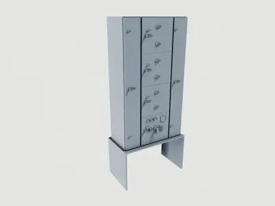 Control panel 3D model 10