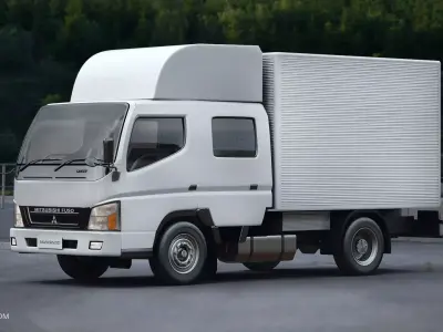 Mitsubishi Fuso   Crew Cab   3D model