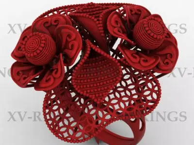 NEW TURKISH RING XV-29  3D print model