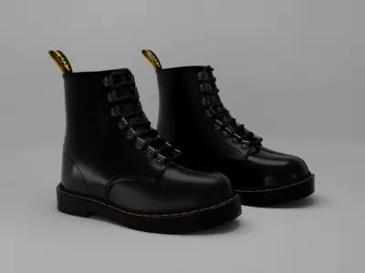 Dr Martens Combat Boot 3D model
