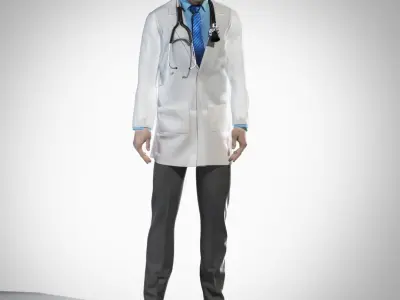 Doctors set 3D model