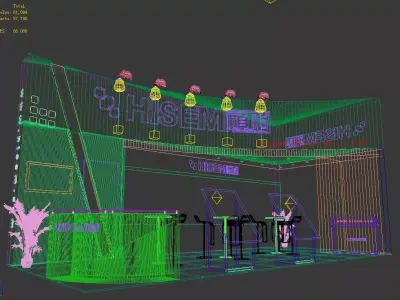 Exhibition - Area - 9X4-3DMAX2011-017 3D model