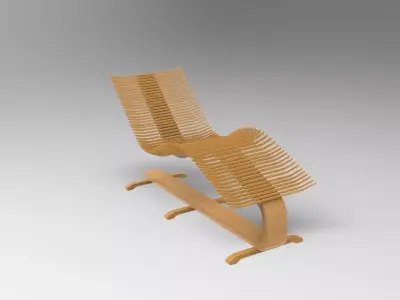NEW GENERATION WOOD CHEJLONG Low-poly 3D model