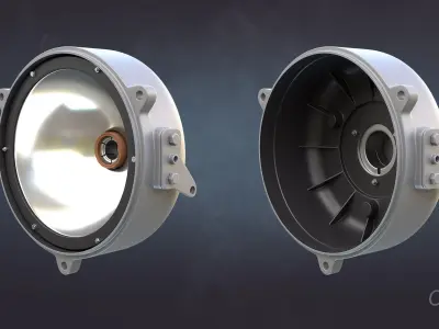 Soviet APC Lights Set 3D model