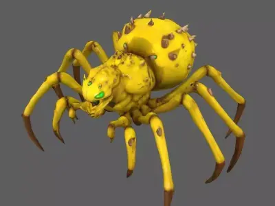 Spider 3D model 7