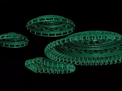  Arabic main part 5 piece 2nd 3D print model