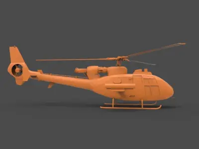 SA 342 3D print model