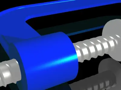 Blue Press Free 3D model