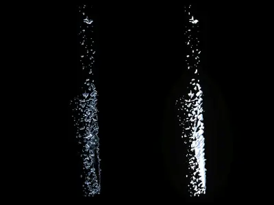 Water Collection two waterfalls 3D model