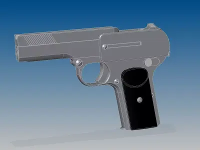 Dreyse M1907 3D model purchase