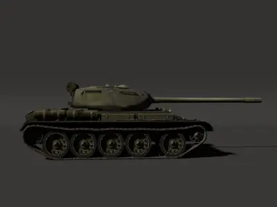 military vehicle Low-poly 3D model by milnat2000