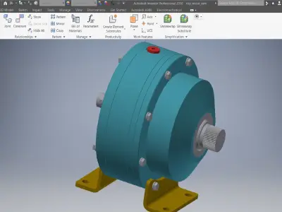 Reduce gearbox 3 d model 3D model
