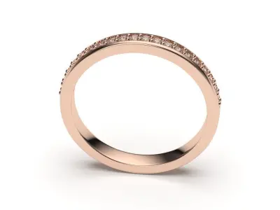 solitaire with ring sizes  8 part S27 3D print model