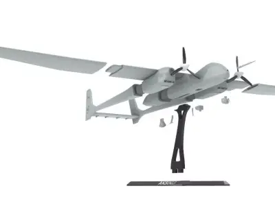  Aksungur UAV 3D print model