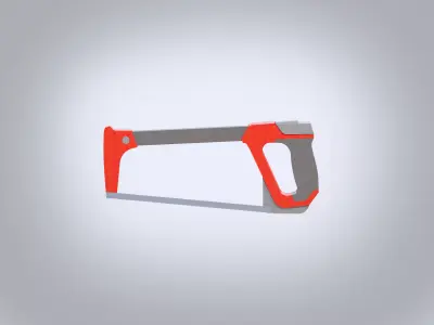 Hack Saw Low-poly 3D model purchase