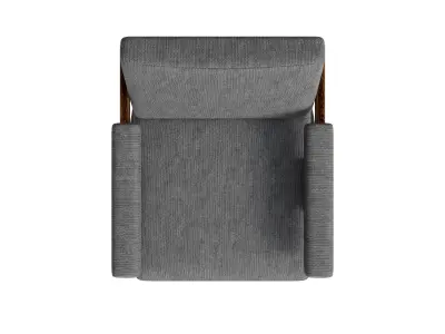 Scandinavian Accent Chair Low-poly 3D model