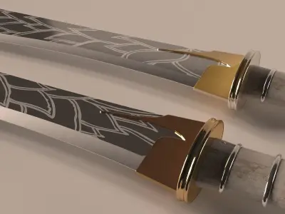 Elf Sword 3D model