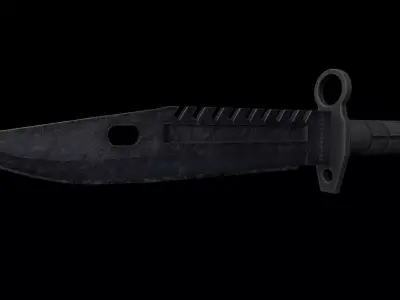 GAME READY - BAYONET KNIFE - ASSET Low-poly 3D model