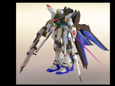 Gundam Robot 3D model