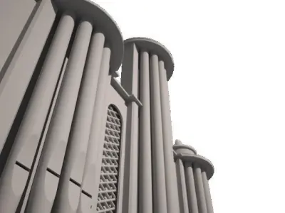 pipe organ 3D model