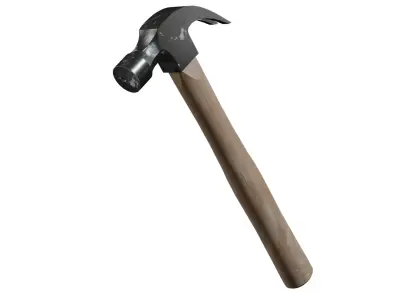 Claw Hammer-PBR Game Ready Low-poly 3D model
