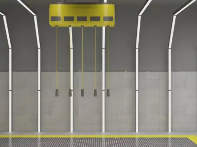 Car Repair Garage 3D model