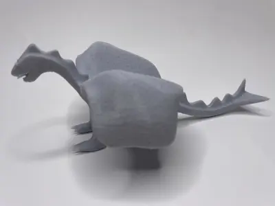 Low Poly Dragon Free low-poly 3D model