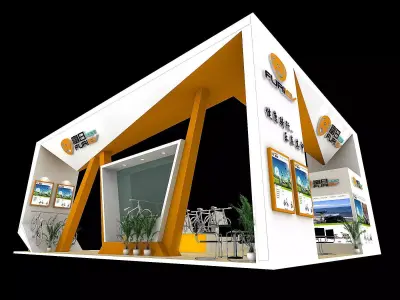 Exhibition - Area - 9X12-3DMAX2009-02 3D model