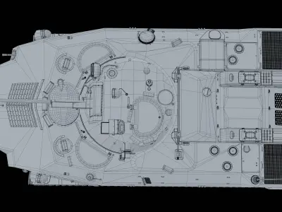 BMD-2 Base Mesh 3D model