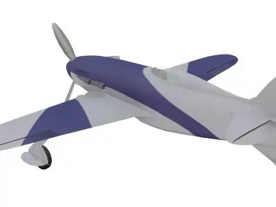 Napier-Heston Type 5 Racer Low-poly 3D model purchase