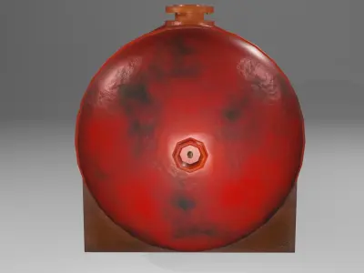 Low Poly Game-Ready LGP Tank Free low-poly 3D model