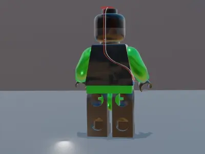 Lego alkalineman 3D model