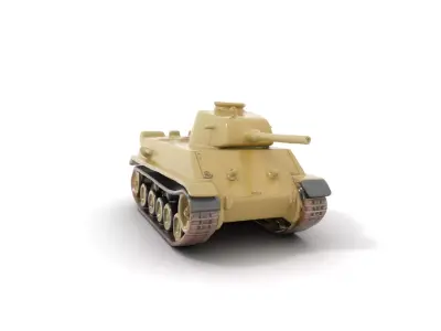 Olive Green Tank model pack Low-poly 3D model