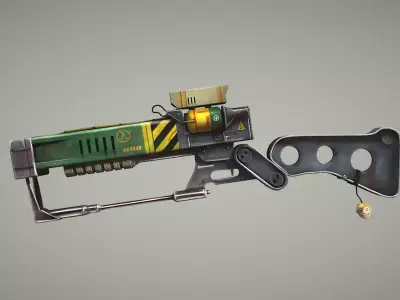 Stylized Toy Gun Free 3D model