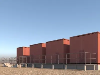 Industrial Platforms 3D model