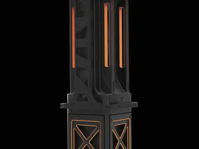 scifi pillar kit vol1 3D model