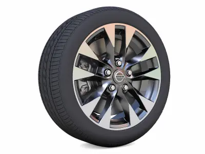 Nissan Sentra Rim 3D Model Low-poly 3D model