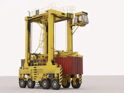 Straddle Carrier 3D model