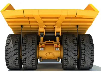 Off Highway Mining Dump Truck 3D model